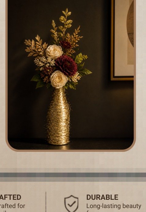 Tabletop floral accent